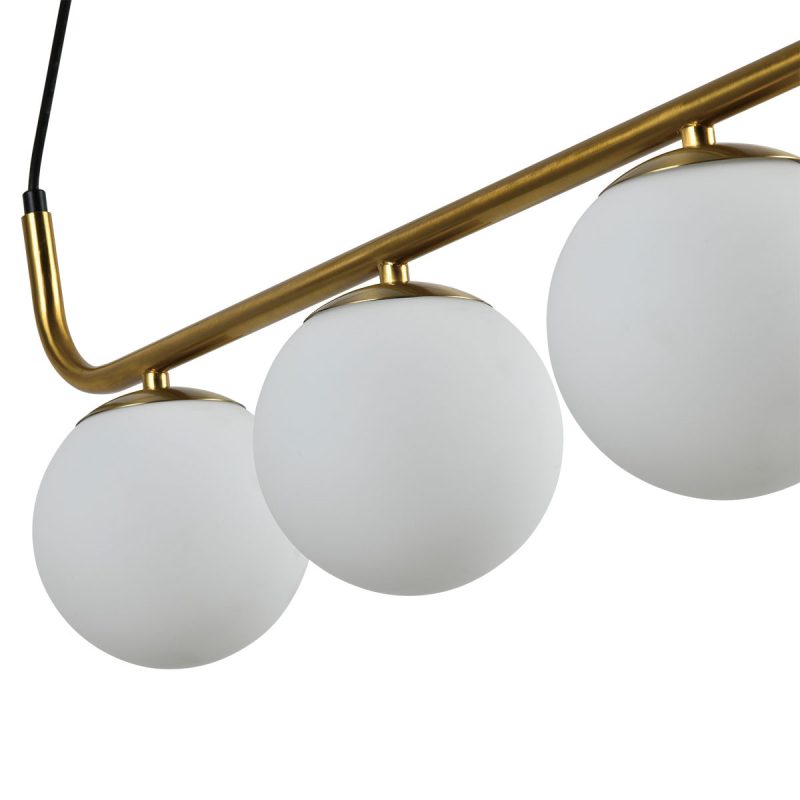 Lampă suspendată aurie 3xE14, iluminat elegant, Alisa Light Prestige - imagine 7