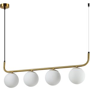 Lampă suspendată aurie 4xE14