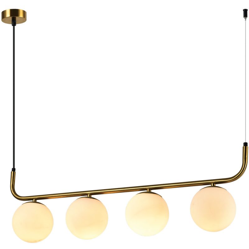 Lampă suspendată aurie 4xE14, iluminat elegant, Alisa Light Prestige - imagine 5