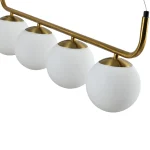 Lampă suspendată aurie 4xE14, iluminat elegant, Alisa Light Prestige