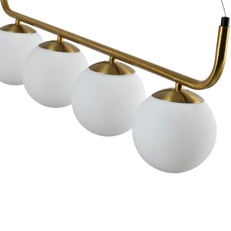 Lampă suspendată aurie 4xE14, iluminat elegant, Alisa Light Prestige - imagine 6