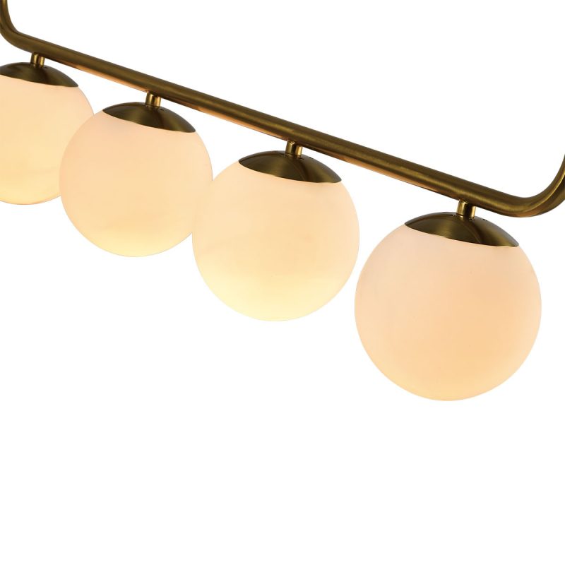 Lampă suspendată aurie 4xE14, iluminat elegant, Alisa Light Prestige - imagine 7