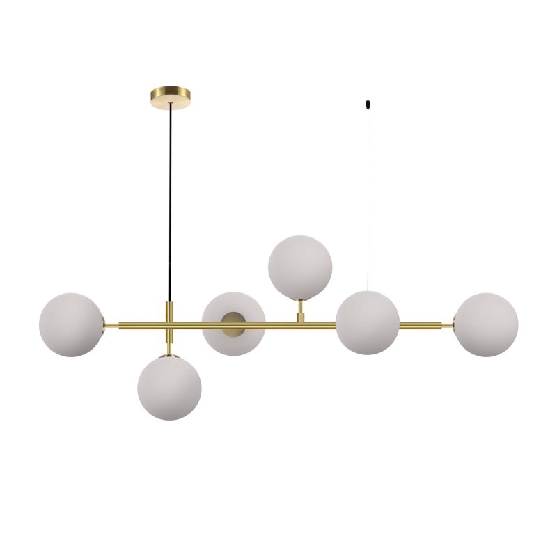 Lampă suspendată Alisa aurie 6xE14 Light Prestige