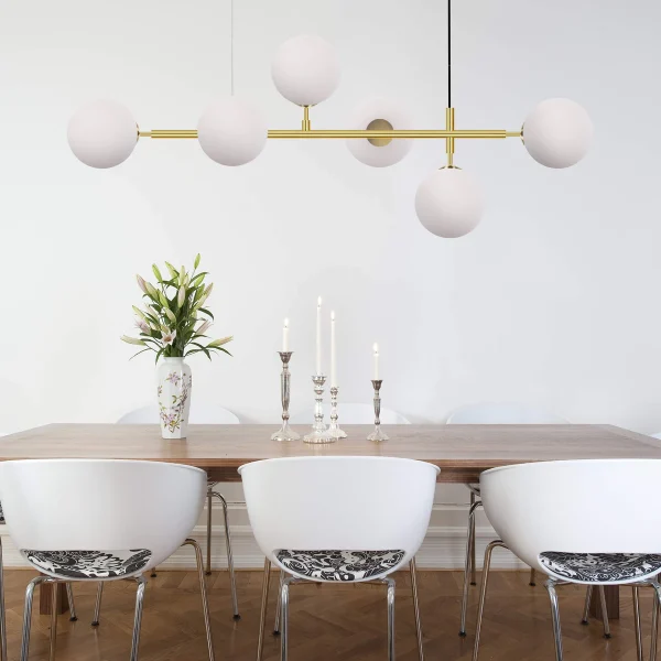 Lampă suspendată Alisa aurie 6xE14 Light Prestige