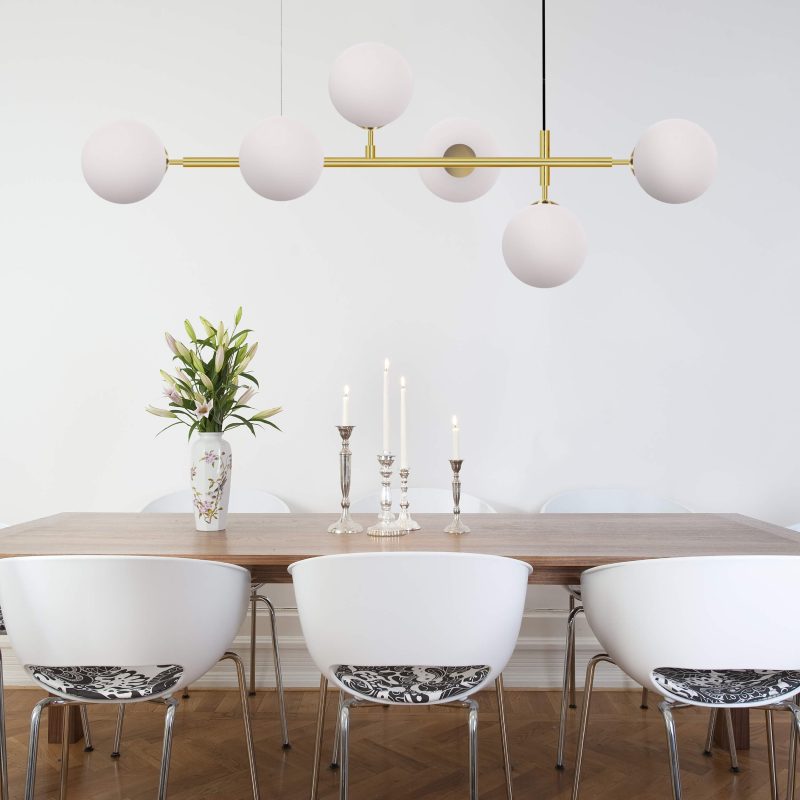 Lampă suspendată Alisa aurie 6xE14 Light Prestige