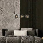 Lampă suspendată grafit 3xE14, iluminat elegant, Alisa Light Prestige