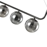Lampă suspendată grafit 3xE14, iluminat elegant, Alisa Light Prestige