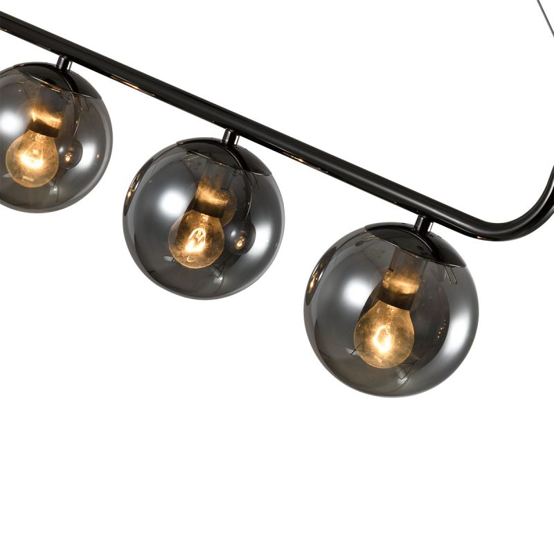 Lampă suspendată grafit 3xE14, iluminat elegant, Alisa Light Prestige - imagine 8