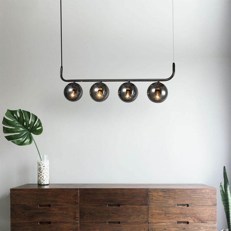Lampă suspendată grafit 3xE14, stil rafinat, Alisa Light Prestige - imagine 4