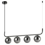 Lampă suspendată grafit 3xE14, stil rafinat, Alisa Light Prestige