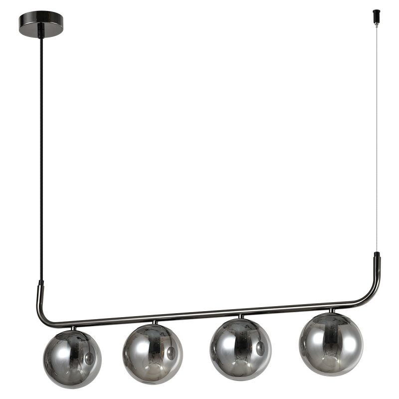 Lampă suspendată grafit 3xE14, stil rafinat, Alisa Light Prestige - imagine 5
