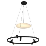 Lampă suspendată neagră LED 4000K, iluminat modern, Almeria Light Prestige
