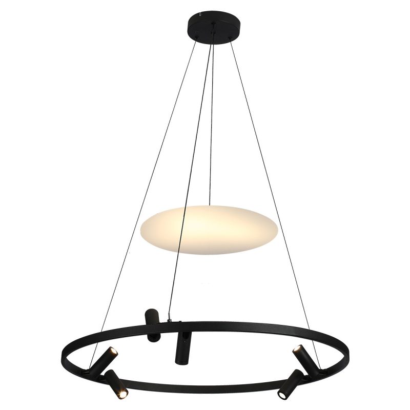 Lampă suspendată neagră LED 4000K, iluminat modern, Almeria Light Prestige - imagine 6