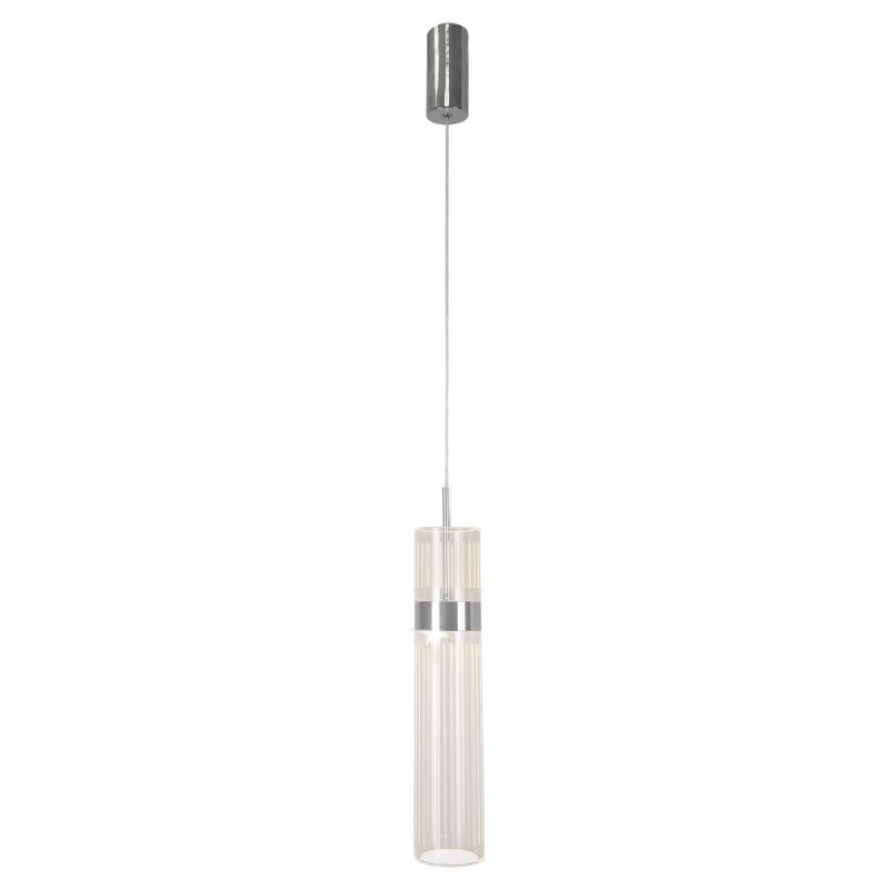 Lampă suspendată argintie LED CCT, design elegant, Ambiente Light Prestige