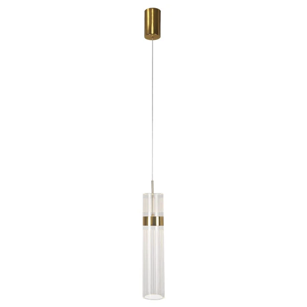 Lampă suspendată aurie LED CCT