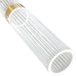 Lampă suspendată aurie LED CCT, design elegant, Ambiente Light Prestige