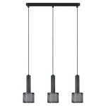 Lampă suspendată neagră 3xE27, iluminat interior, Amo Light Prestige