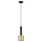 Lampă suspendată auriu-neagră 1xE27, stil elegant, Amo Light Prestige