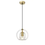 Lampă suspendată aurie 1xE27, stil modern, Arette Light Prestige