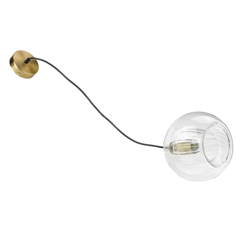 Lampă suspendată aurie 1xE27, stil modern, Arette Light Prestige - imagine 6