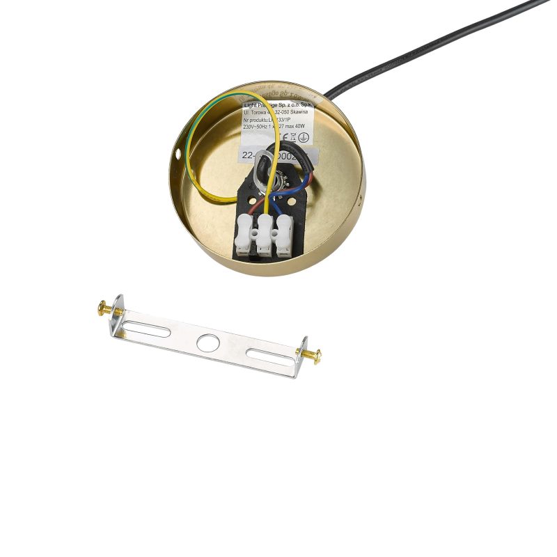 Lampă suspendată aurie 1xE27, stil modern, Arette Light Prestige - imagine 7