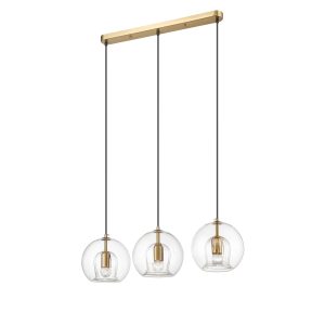 Lampă suspendată aurie 3xE27