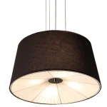 Lampă suspendată neagră 4xE27, stil exotic, Bali Light Prestige
