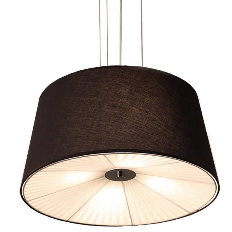 Lampă suspendată neagră 4xE27, stil exotic, Bali Light Prestige - imagine 5