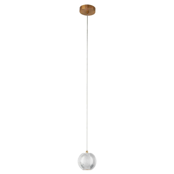 Lampă suspendată aurie 1xLED CCT