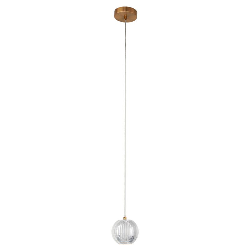 Lampă suspendată aurie 1xLED CCT