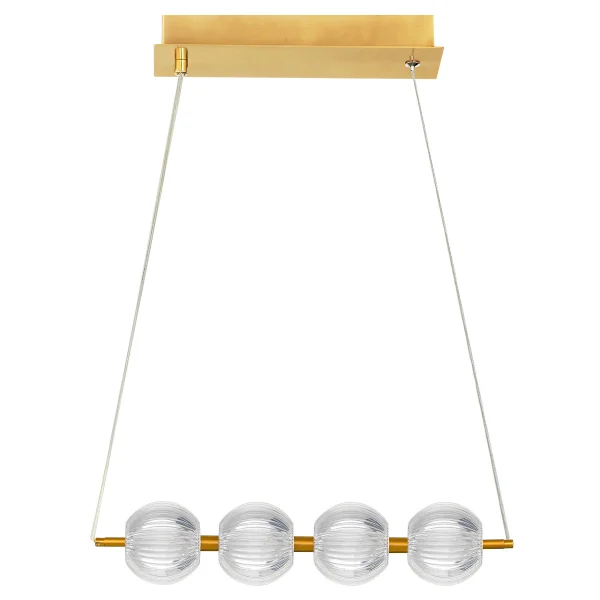 Lampă suspendată aurie 4xLED CCT