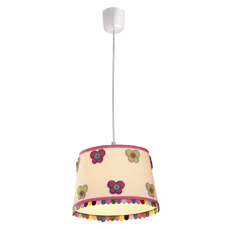 Lampă suspendată Butterfly multicoloră 1xE27 Light Prestige