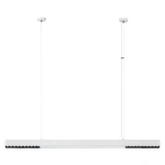 Lampă suspendată L albă cu control inteligent Tuya, LED CCT, 120 cm, Light Prestige LP-1301