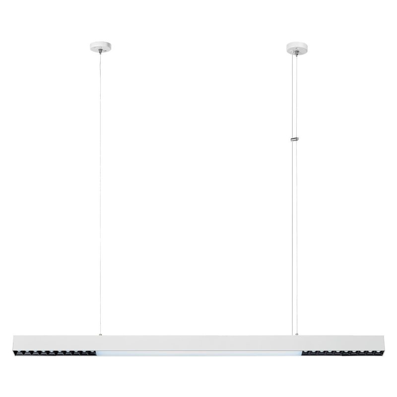 Lampă suspendată L albă, control inteligent Tuya, LED CCT, Cali Light Prestige