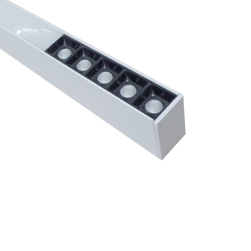 Lampă suspendată M albă, control inteligent Tuya, LED CCT, Cali Light Prestige - imagine 5