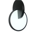 Lampă suspendată neagră LED CCT, cerc elegant, Circlo Light Prestige