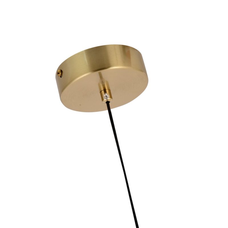 Lampă suspendată verticală aurie LED CCT, iluminat decorativ, Dorado Light Prestige