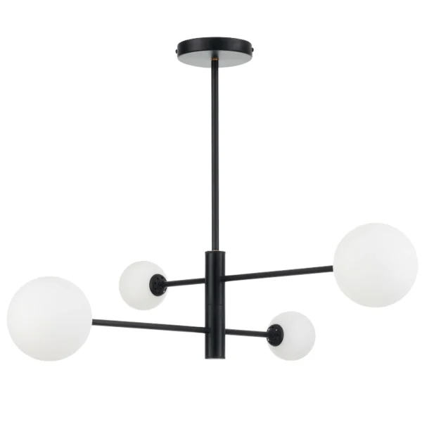 Lampă suspendată Dorado neagră 4xG9 Light Prestige