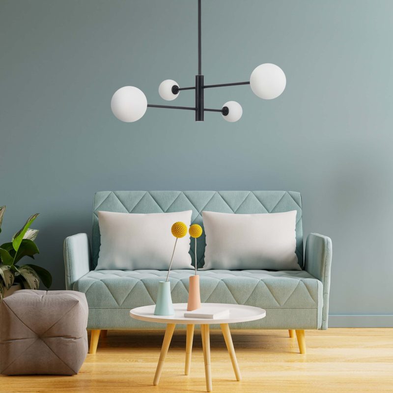 Lampă suspendată Dorado neagră 4xG9 Light Prestige - imagine 2