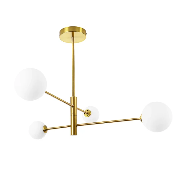 Lampă suspendată Dorado aurie 4xG9 Light Prestige