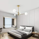 Lampă suspendată Dorado aurie 4xG9 Light Prestige
