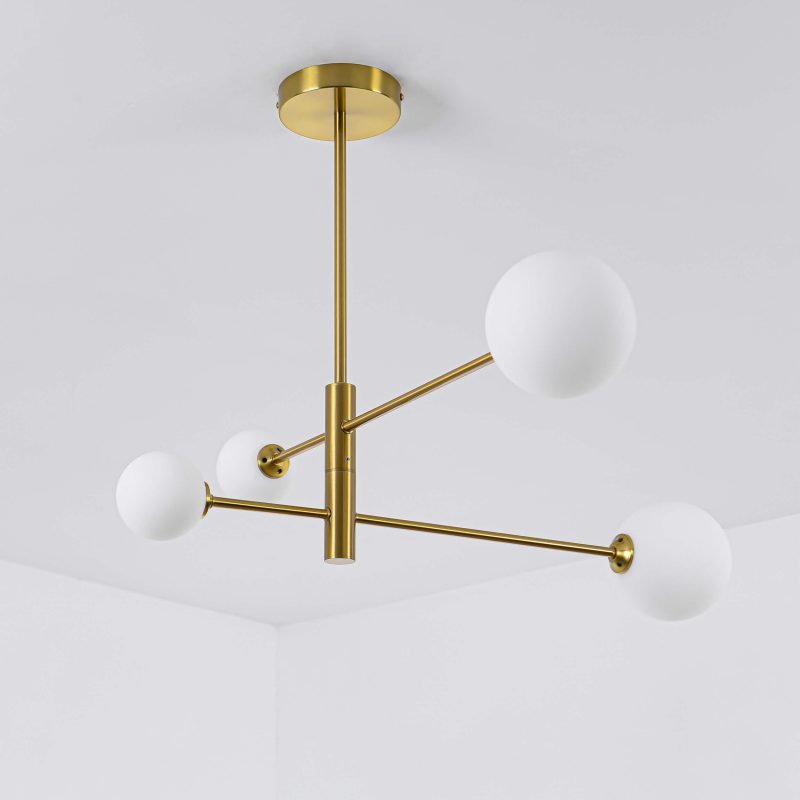 Lampă suspendată Dorado aurie 4xG9 Light Prestige