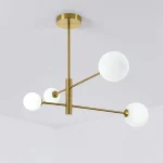 Lampă suspendată Dorado aurie 4xG9 Light Prestige