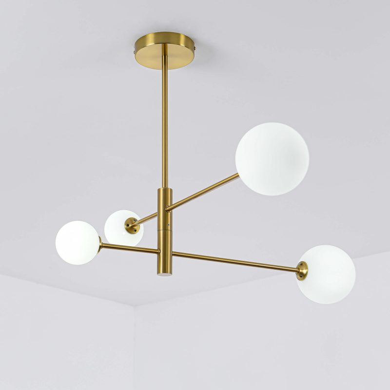 Lampă suspendată Dorado aurie 4xG9 Light Prestige