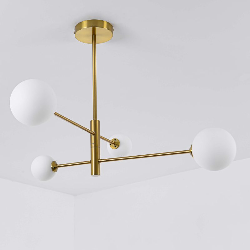 Lampă suspendată Dorado aurie 4xG9 Light Prestige