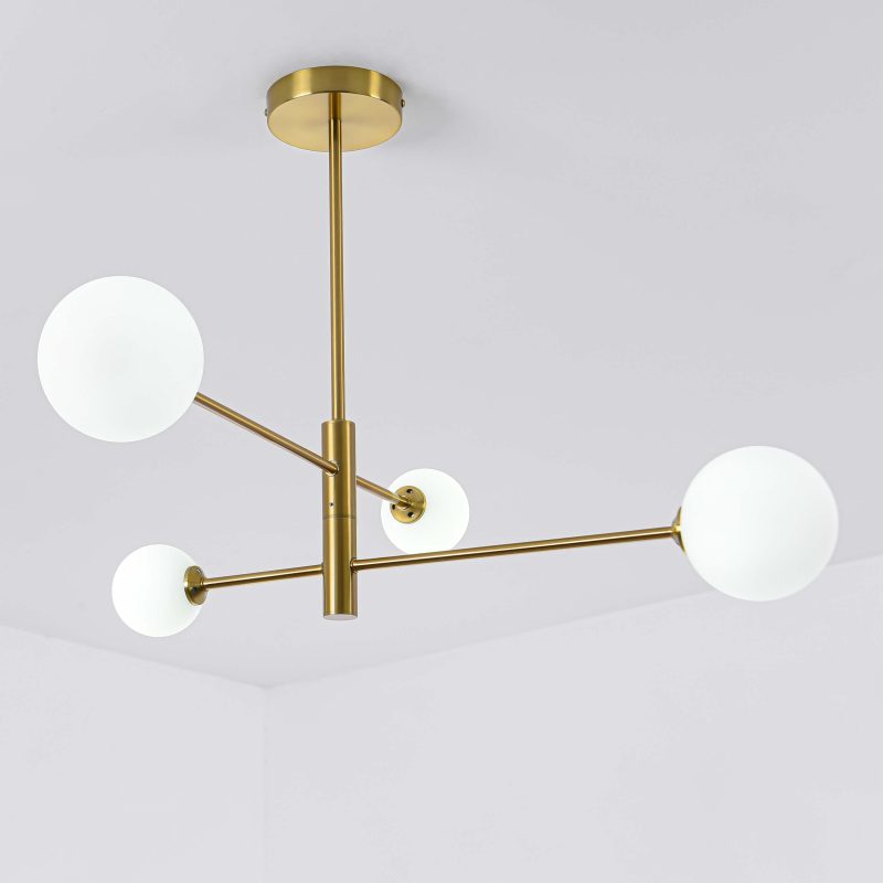 Lampă suspendată Dorado aurie 4xG9 Light Prestige