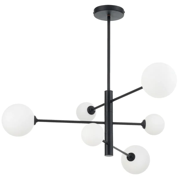 Lampă suspendată Dorado neagră 6xG9 Light Prestige