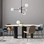 Lampă suspendată Dorado neagră 6xG9 Light Prestige