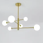 Lampă suspendată Dorado aurie 6xG9 Light Prestige