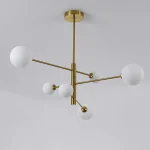 Lampă suspendată Dorado aurie 6xG9 Light Prestige